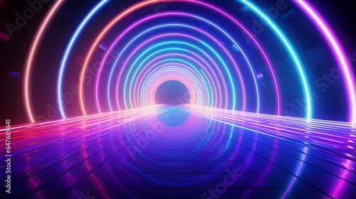 portal infinito neon 