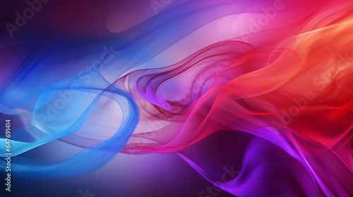 Colorful Smoke Background with blooming colored smoke.