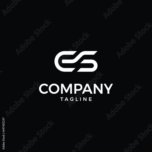 Letter CS or SC logo for car company.  vector logo design