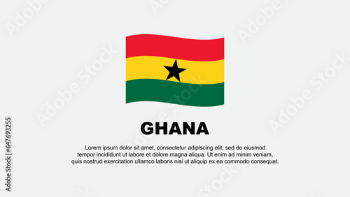 Free Download Ghana Flag Abstract Background Design Template. Ghana Independence Day Banner Social Media Vector Illustration. Ghana Background - GFXLoad