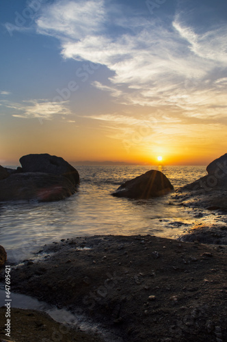 sunset on the beach © Giordano
