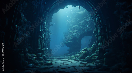 portal no fundo do oceano 