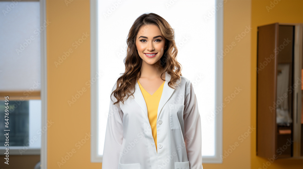 Family doc lady patients consultation beaming friendly smiling reliable virology clinic arms crossed wear white lab coat stethoscope isolated grey color background Family doc lady patients consultation beaming friendly smiling reliable virology clinic arms crossed wear white lab coat stethoscope isolated grey color background