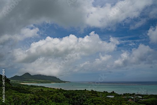 沖縄県石垣島の玉取崎展望台からの風景