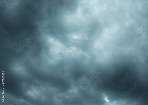 Dark Grey Storm Clouds. Dramatic sky background