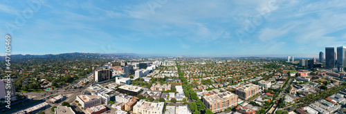 Fototapeta Naklejka Na Ścianę i Meble -  Los Angeles city panoramic view