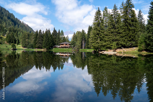 Il Lago dei Caprioli (m 1280) in Val di Sole (TN)  photo