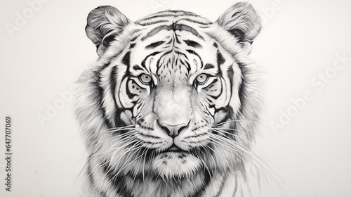 Tigre desenho 