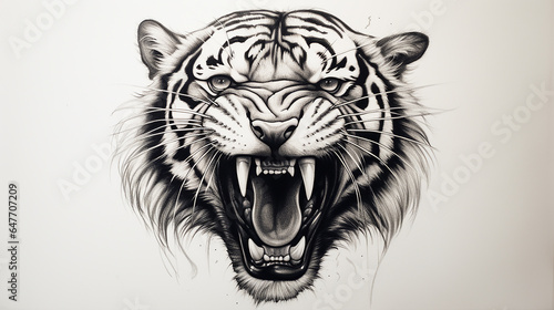Tigre desenho  © Alexandre