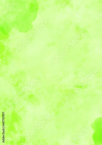 Green watercolor background