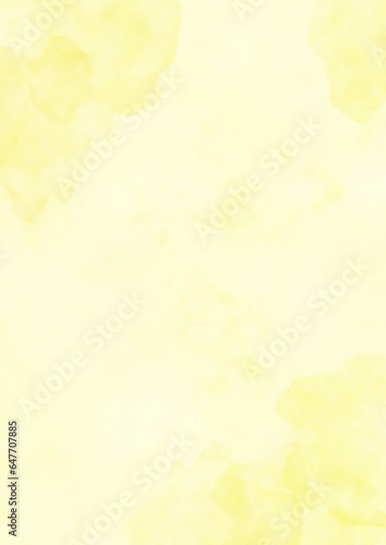 Yellow watercolor background © sarawut