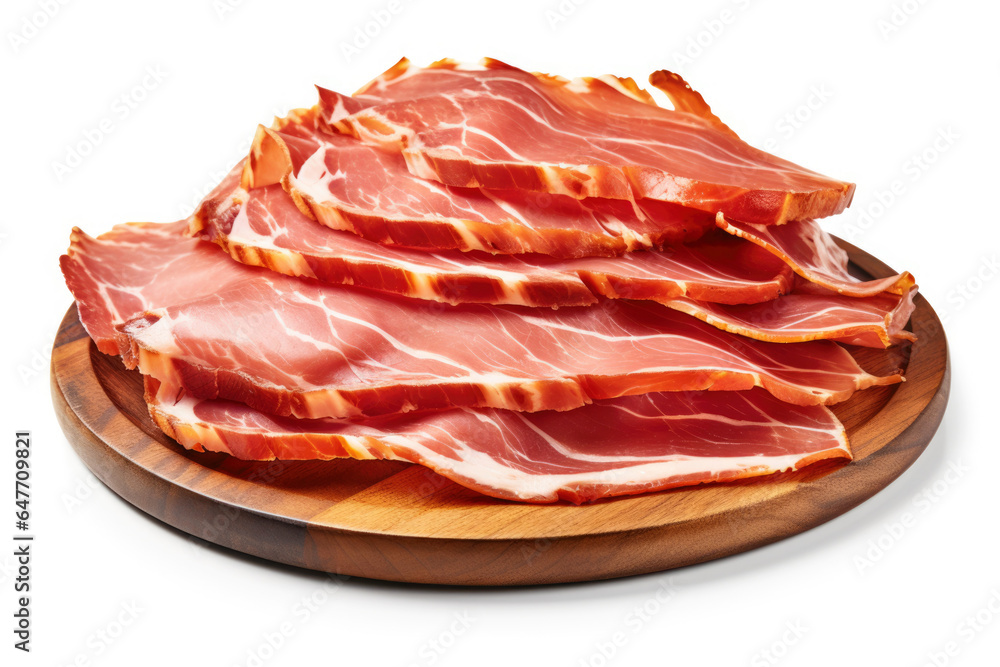 Spanish Delicacy: Hamon, a gourmet gem in Spanish gastronomy, delights with its smoked, cold cut. A fresh taste of gourmet artistry.