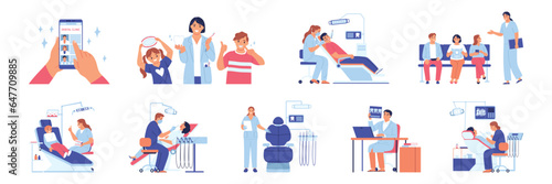 Dentist Flat Set