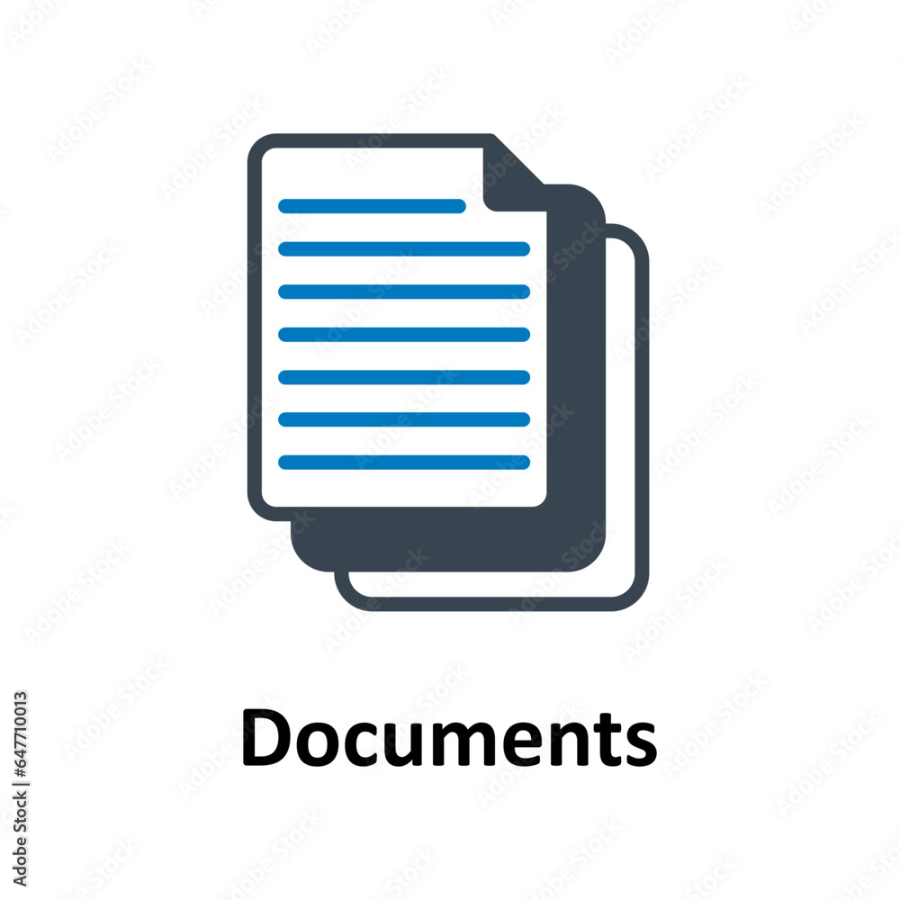 Bundle of sheet Vector Icon
Bundle of sheet Vector Icon