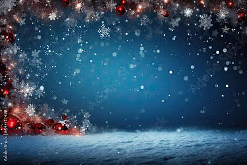 snowy magical background for christmas design © ZoomTeam
