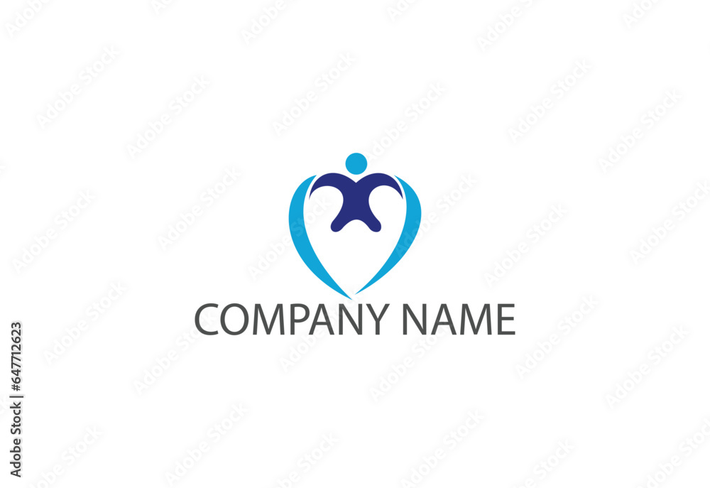 Vector real estate and team logo combination. House and family logotype design template. Vector real estate and team logo combination. House and family logotype design template.
