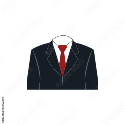 suit logo icon design vector