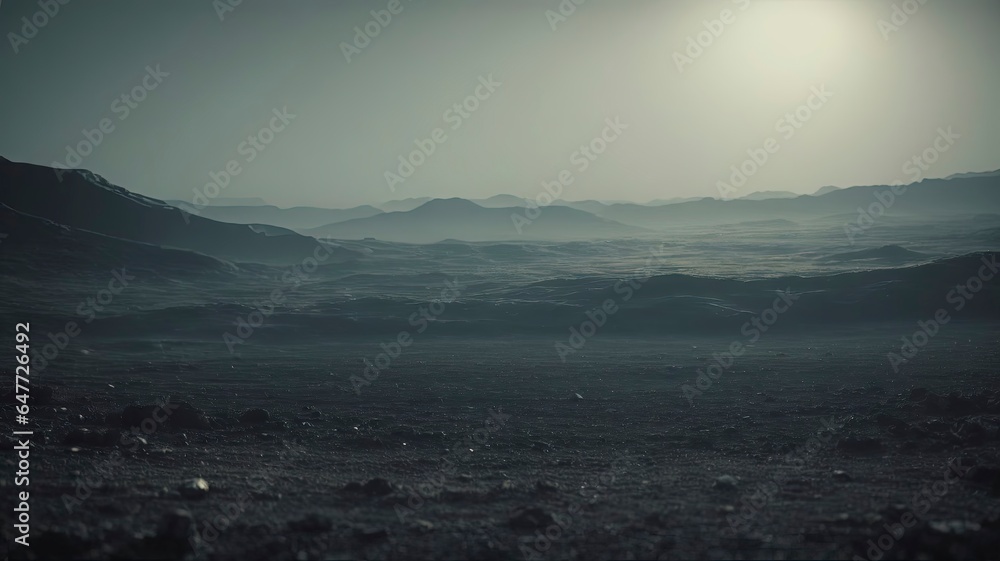 Obraz premium fog in the mountains