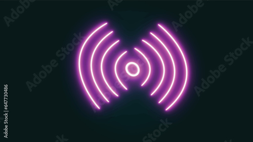 Wifi icons wireless internet connection signal. Hotspot, strength electronic wave from antenna for communication. Wi-fi signal symbol. Wi-fi wireless internet signal.