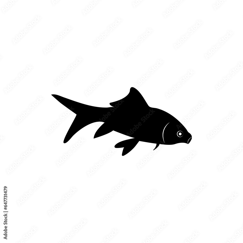 Obraz premium fish logo icon
