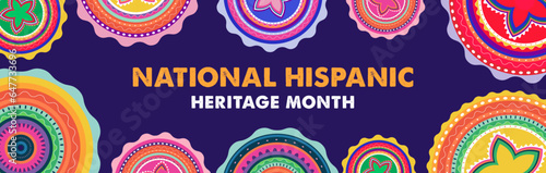 Stampa su tela Hispanic heritage month