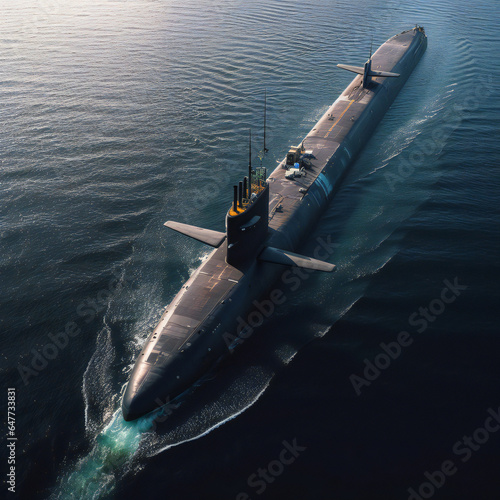 Silent and Lethal: The Submarine Type That Rules Beneath the Waves.generative ai © jkjeffrey
