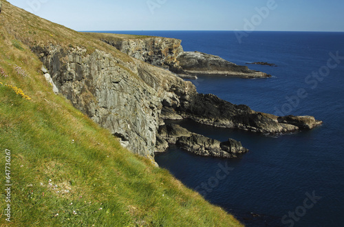 Cliffs on mizen head in west cork; County cork ireland