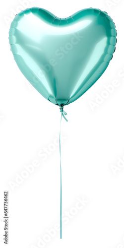 Tiffany blue heart balloon for party and celebration