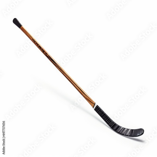 a hockey stick on white background