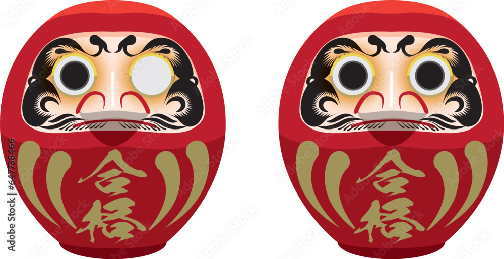 custom made wallpaper toronto digitalだるま　合格祈願