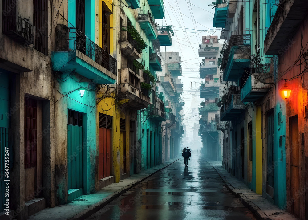 Fototapeta premium Cuba 4 IA