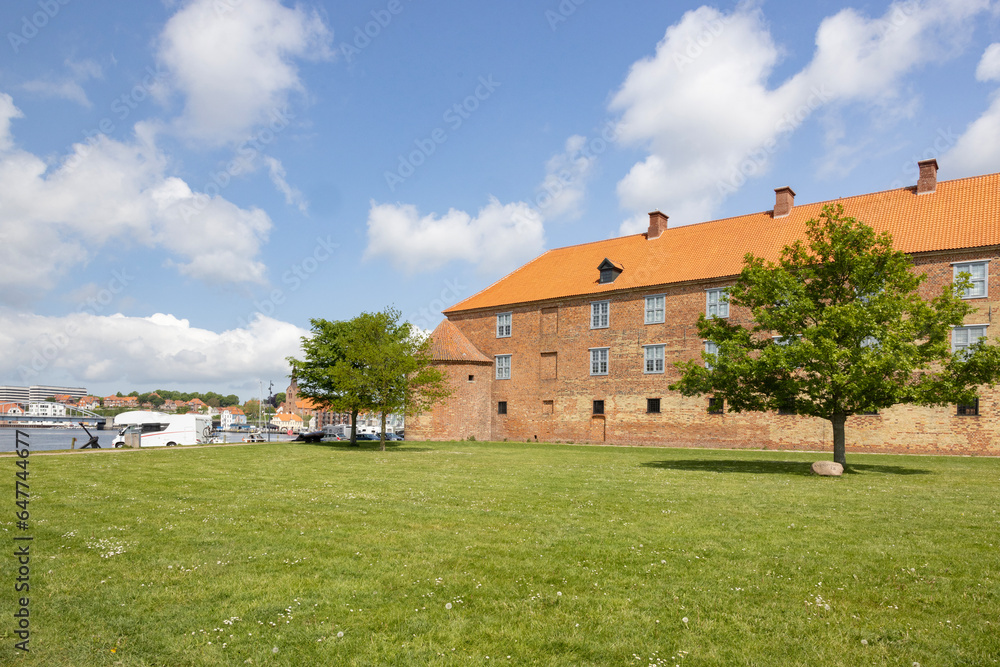 Sønderborg Castle - Brick-built, waterside castle originally dating from 12th century, housing cultural history museum. Denmark Sønderborg Castle - Brick-built, waterside castle originally dating from 12th century, housing cultural history museum. Denmark