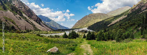 panorama of the mountains
