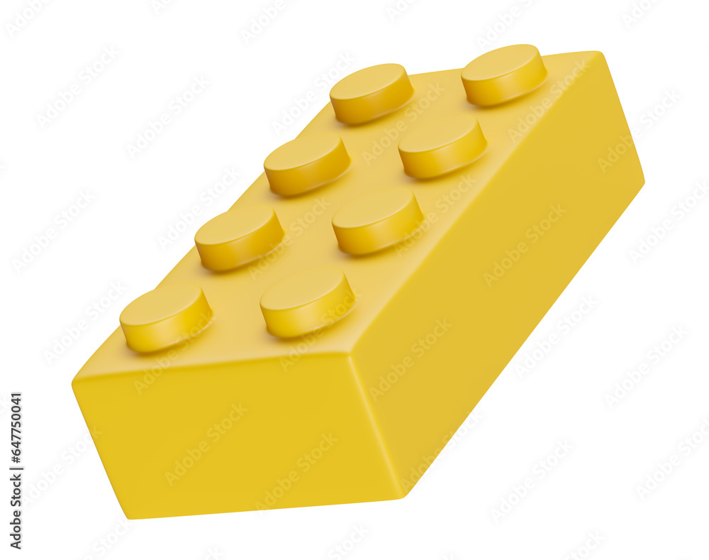 Building block toys on transparent background in 3d render cartoon illustration Building block toys on transparent background in 3d render cartoon illustration