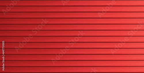 Red wooden wall background. Horizontal striped fence texture. Plank board seamless pattern generated by AI