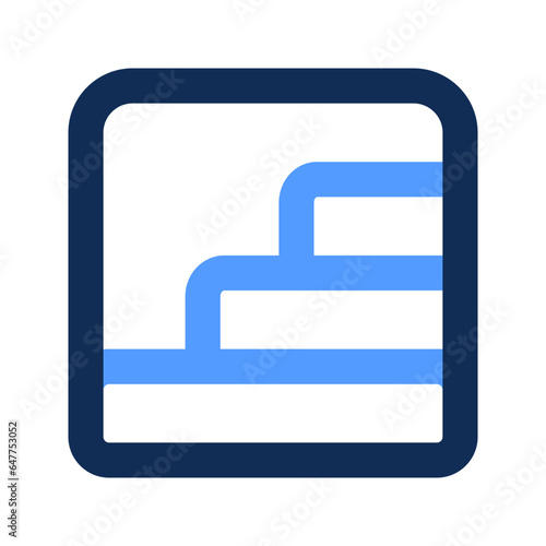 basement outline color icon