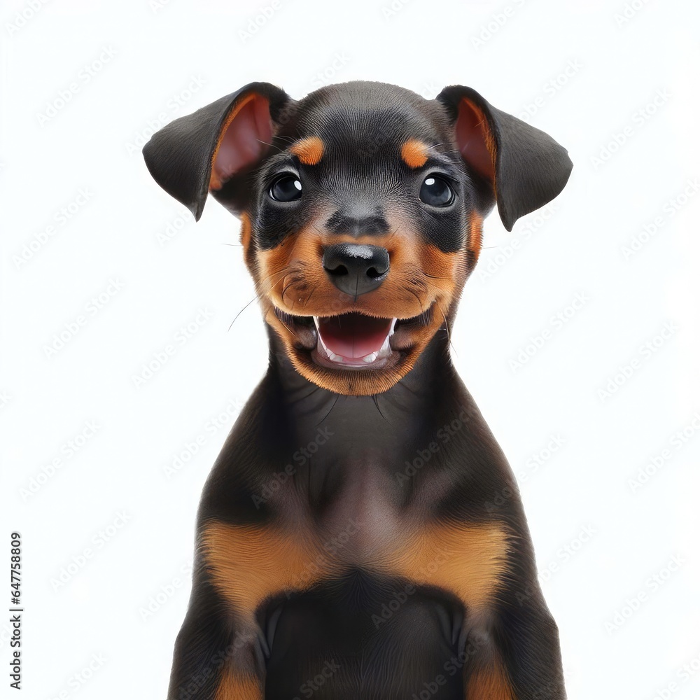 Doberman's Precious Puppyhood, Generative AI