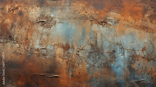 Rustic and weathered steel texture with corrosion and rust