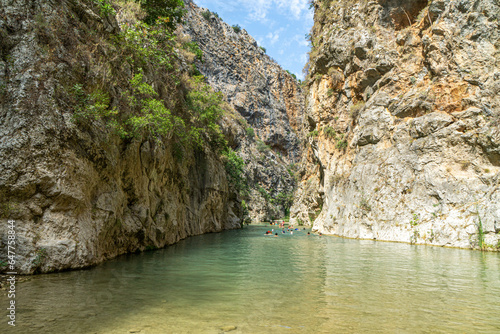 Scenic view of Kapuz Canyon is a testament to the power and beauty of nature. Its untouched wilderness and captivating landscapes make it an ideal destination for outdoor enthusiasts and nature lovers © Selcuk