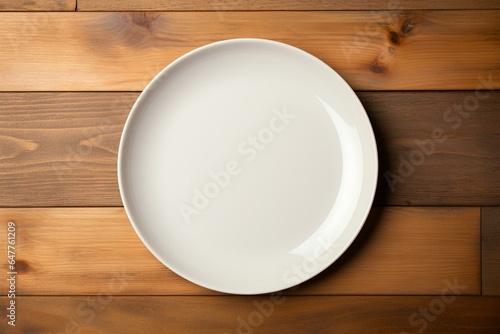 Plate with meal for intermittent fasting. Generative AI