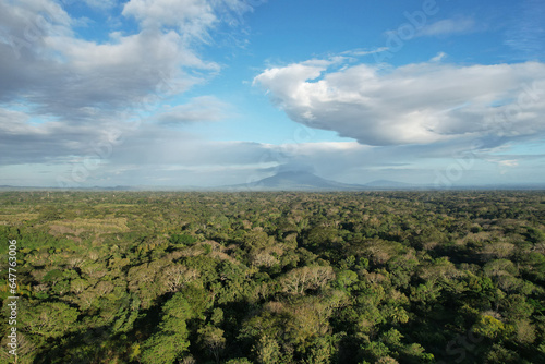 Tropical central america landscape