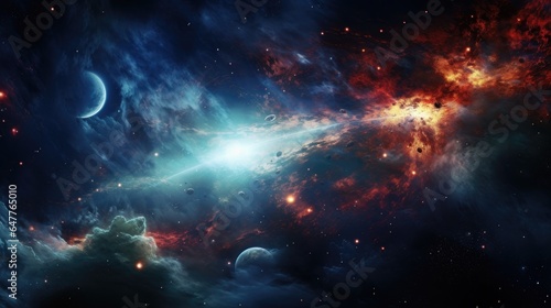 galaxy space background beautiful abstract colorful