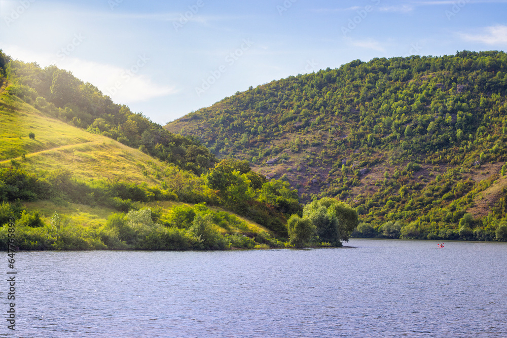 beautiful summer landscape. Bakota is one of the most beautiful and amazing places in Ukraine. enter the warehouse of the National Natural Park “Podilski Tovtry”. beautiful summer landscape. Bakota is one of the most beautiful and amazing places in Ukraine. enter the warehouse of the National Natural Park “Podilski Tovtry”.