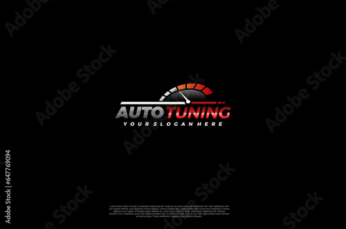 Automotive service, repair, speed, tuning car mechanic. Logo for business related to automotive industry concept. Vector illustration design template