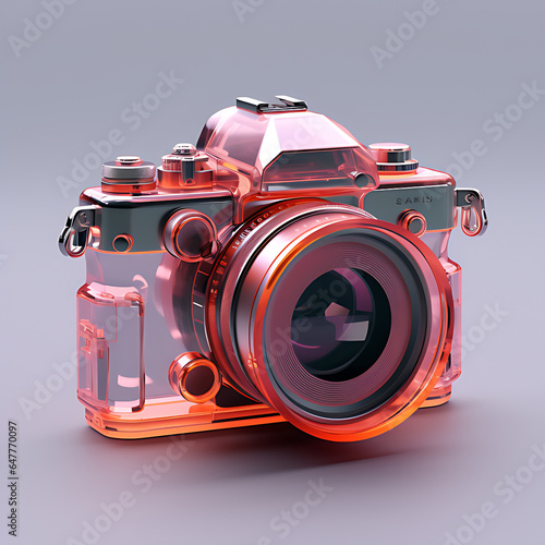 photo camera isolated, clear background