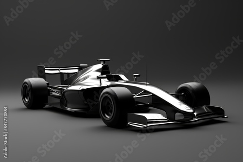 Formula 1 Car, F1 Race Car in studio. Photoshoot of Formula 1 Car in concept studio design.