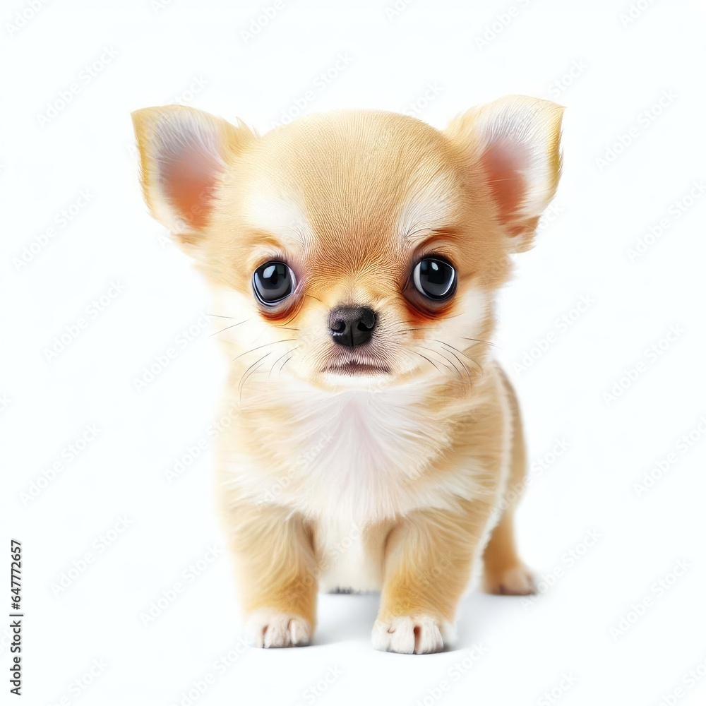 Playful Baby Chihuahua Joy, Generative AI Playful Baby Chihuahua Joy, Generative AI