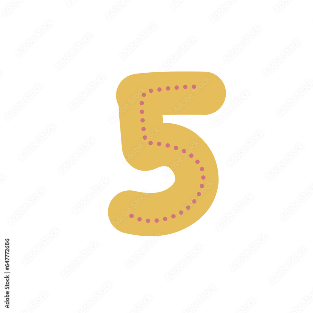 Cute yellow numbering icon Cute yellow numbering icon