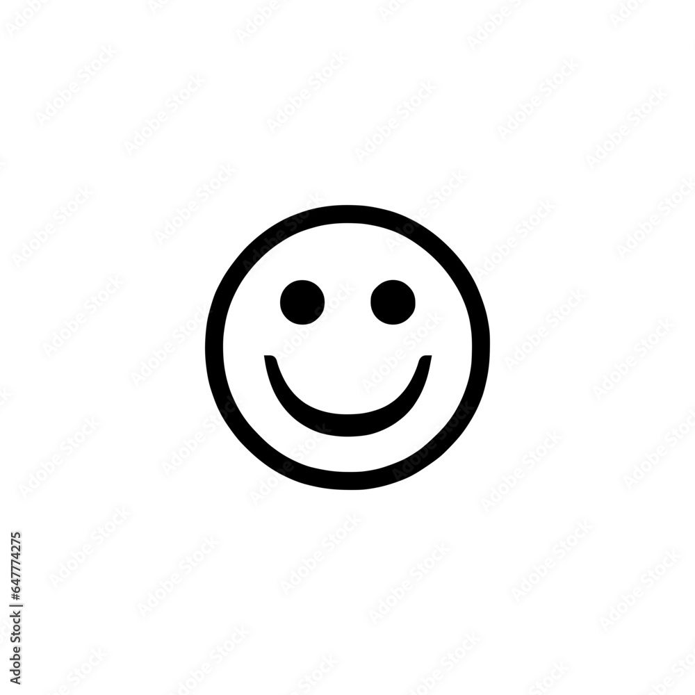 Fototapeta premium happy emoticon