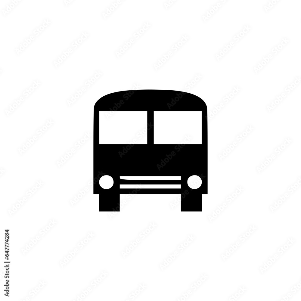 silhouette bus